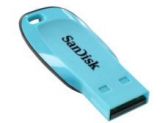 SanDisk Cruzer Blade Blue 8 GB USB Flash Pen Drive c1000